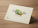 Leaning Oak Soaps Gift Card with Logo and Slogan