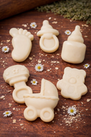 Gentle Chamomile & Oatmeal Baby Soap - All-Natural - Leaning Oak Soaps