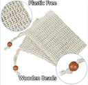 100% Natural Sisal Soap Mesh Bags - Leaning Oak Soaps