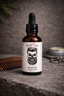 Bourbon Vanilla Beard Oil - Leaning Oak Soaps