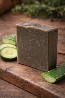 Calm the Flush Facial Bar (Unscented) - Leaning Oak Soaps
