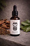 Tobacco & Bayleaf Beard Oil - Leaning Oak Soaps