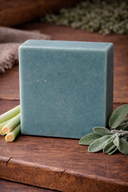 Lemongrass and Sage Handcrafted Soap - Leaning Oak Soaps