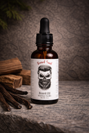 Bourbon Vanilla Beard Oil - Leaning Oak Soaps